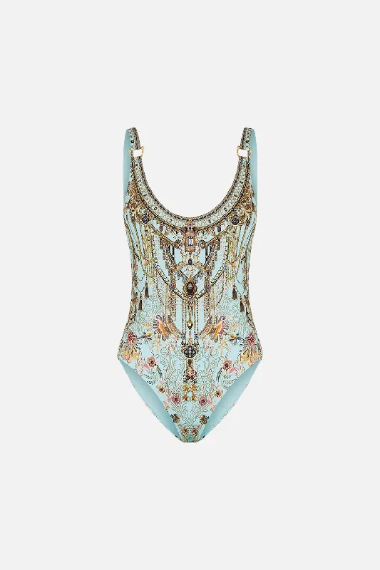 CAMILLA SCOOP ONE PIECE WITH TRIMS - ADIEU YESTERDAY