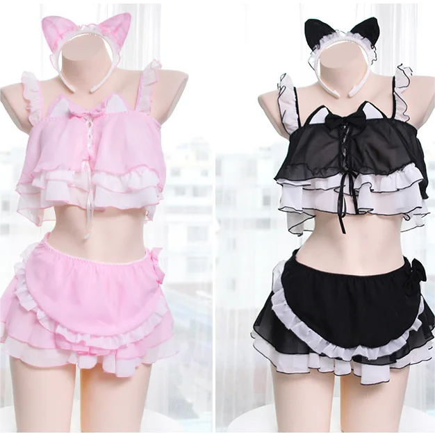 Chiffon Cat Girl Suit YV47222