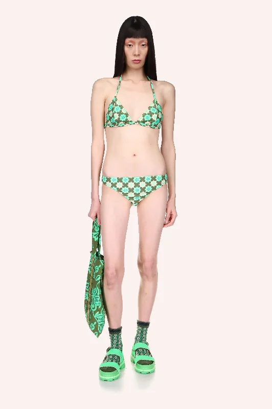 Utopian Gingham Triangle Bikini Set