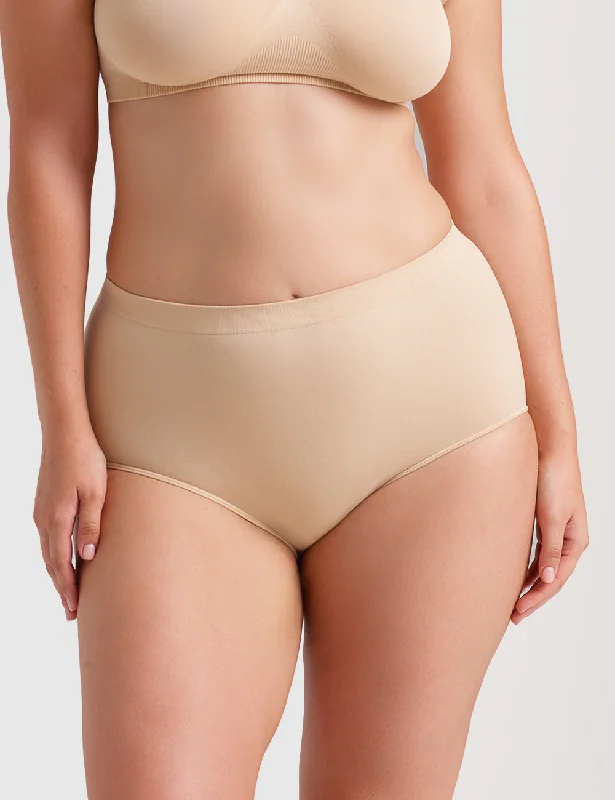 Curvesque Full Brief - Nude