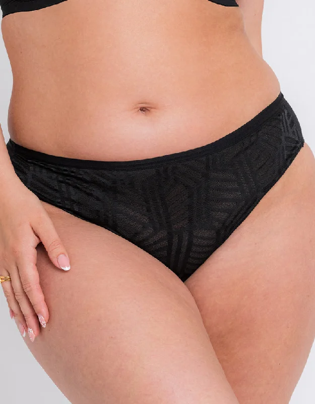 Curvy Kate WonderFull Vibe High Leg Brief Black