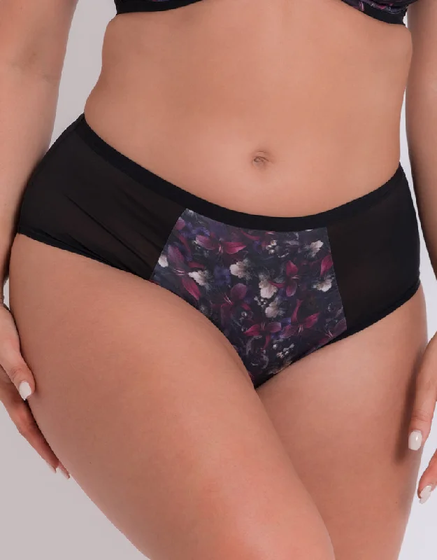 Curvy Kate WonderFully Short Black Floral