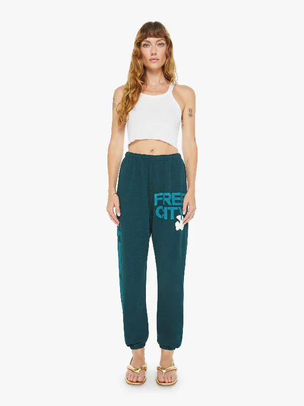 FREECITY Superyumm Og Letsgo Sweatpants - Greenplant Cream