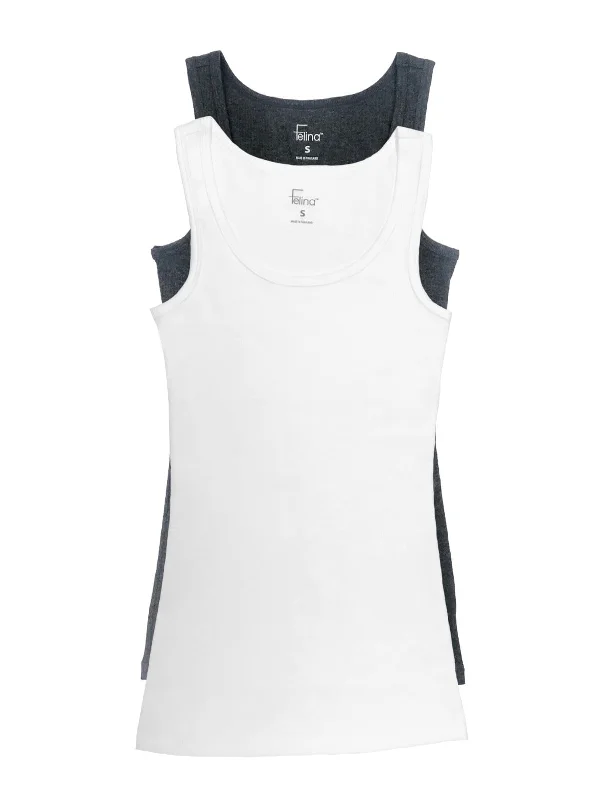 White Medium Heather Gray