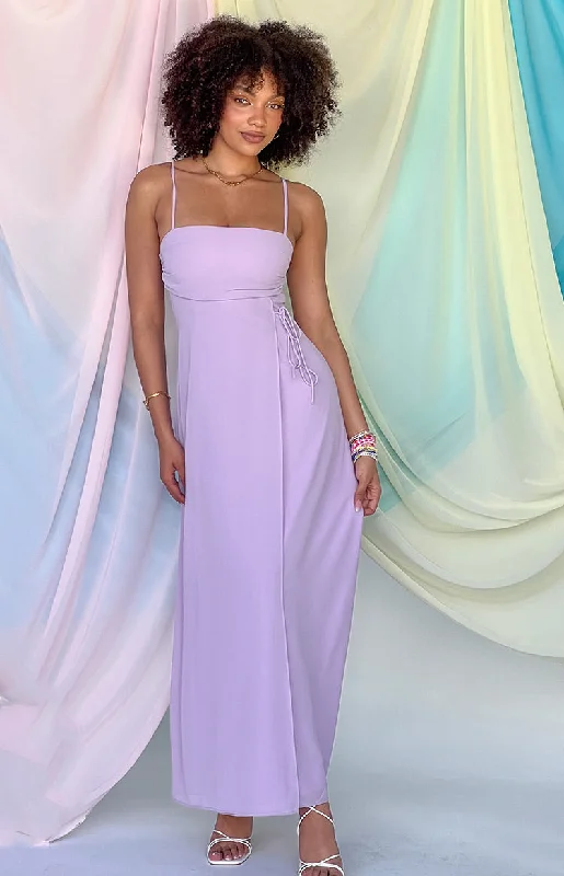 Flossie Lilac Maxi Sleeveless Dress