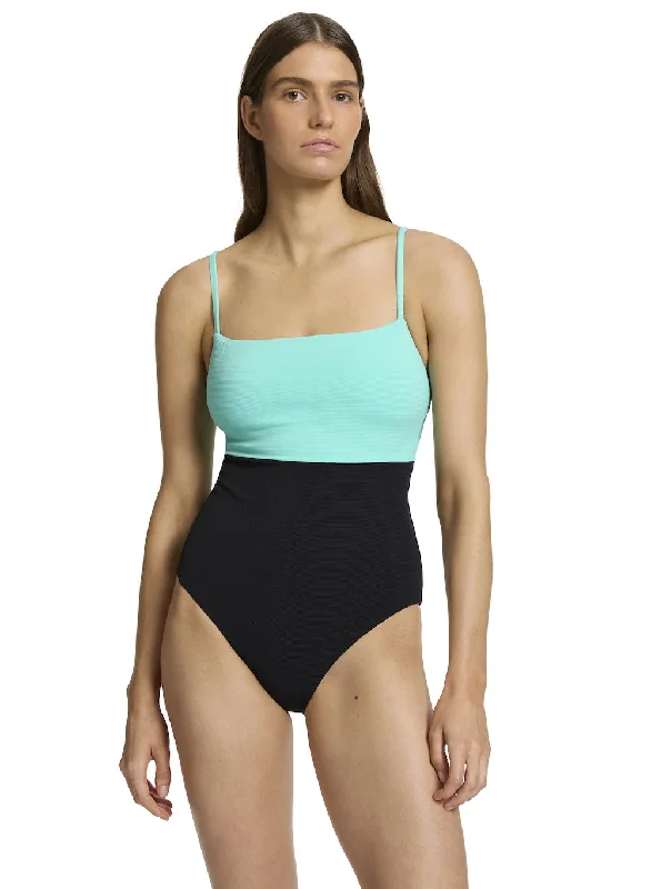 JETS MINIMAL TANK ONE PIECE - BLACK/DOLCE