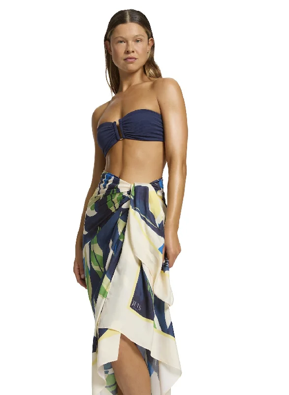 JETS LONG SARONG J61361 - INK PRINT