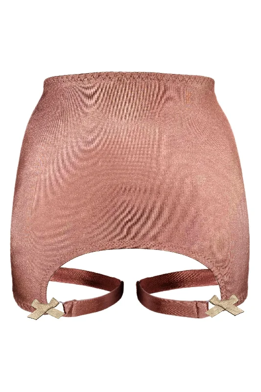 Joli Gloss retro pink none-garter belt