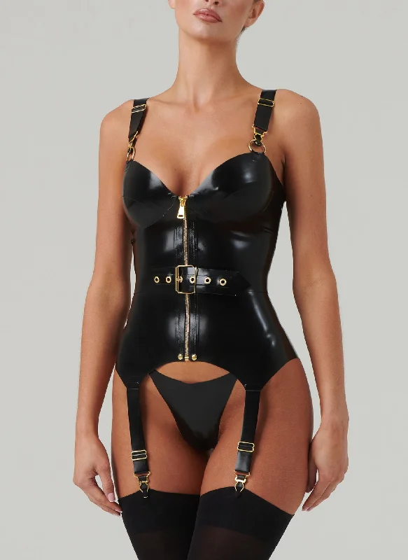 Latex Queen Basque & Belt