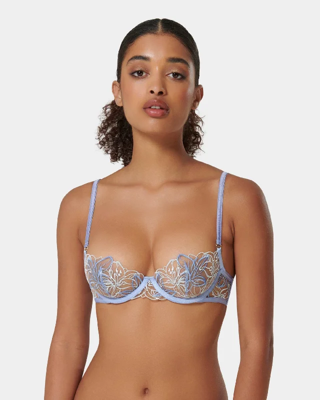 Lilly Wired Bra Hydrangea Blue/Ice Water Blue/Sheer