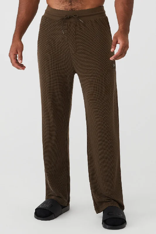 Micro Waffle Fast Break Sweatpant - Espresso