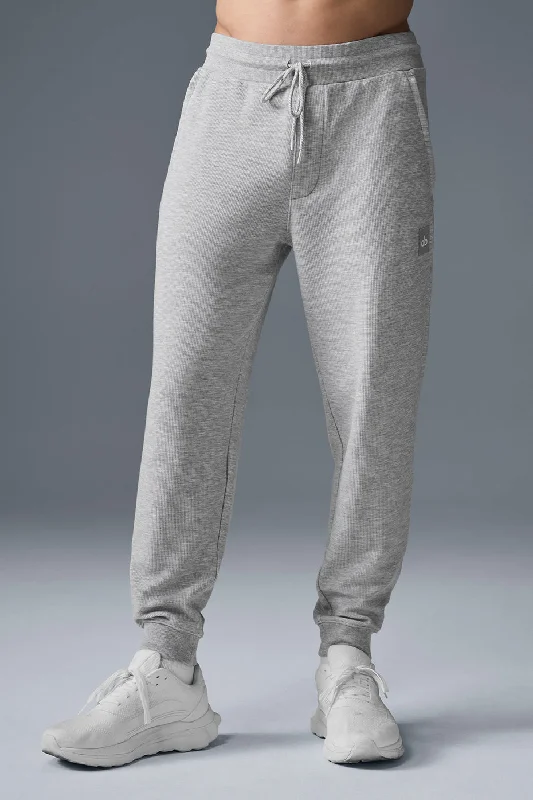 Micro Waffle Fast Break Jogger - Athletic Heather Grey