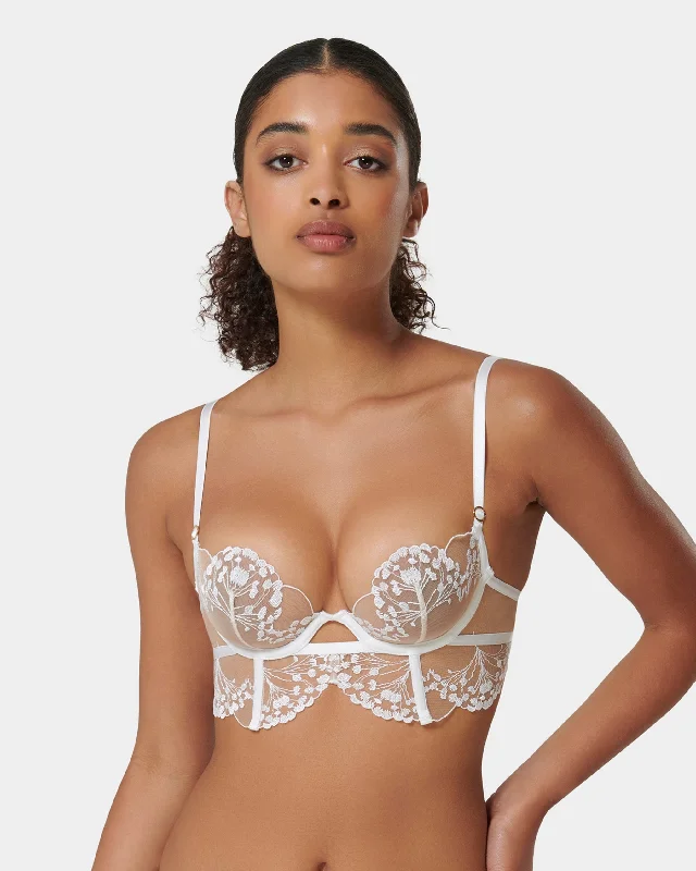 Marisa Wired Bra White/Sheer