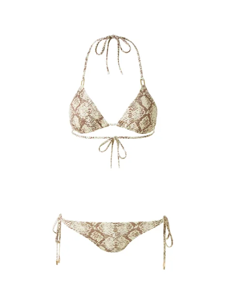 MELISSA ODABASH CANCUN SNAKE BIKINI