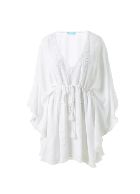 MELISSA ODABASH ISABELLE WHITE KAFTAN