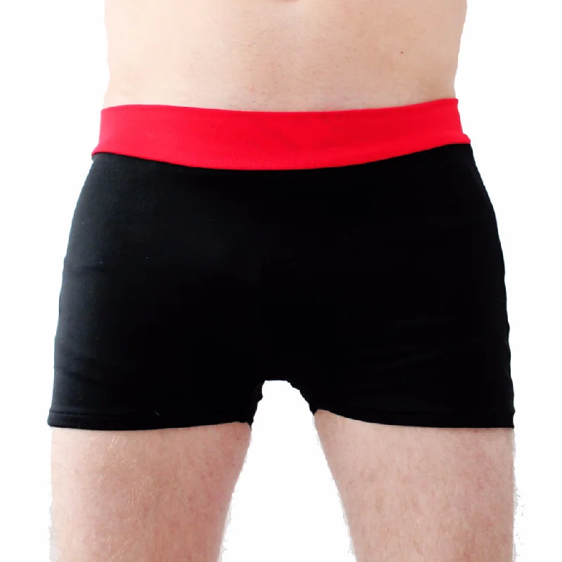 Men's Meryl Pole Shorts - Black / Red