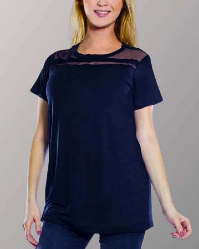 Mesh Inset Top - FINAL SALE