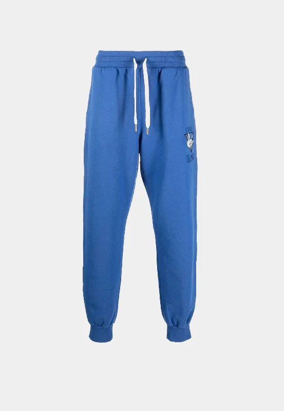 Casablanca Blue Loopback Casablanca Par Avion Sweatpant