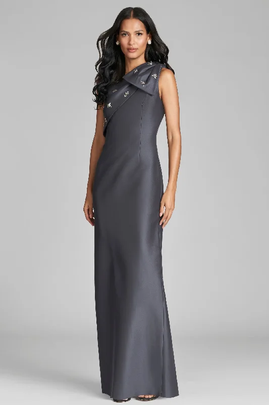 Olivia Gown - Charcoal