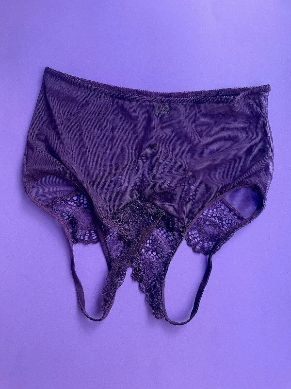 Only Hearts: Whisper Sweet Nothing High-Waisted Brief - Purple Heart