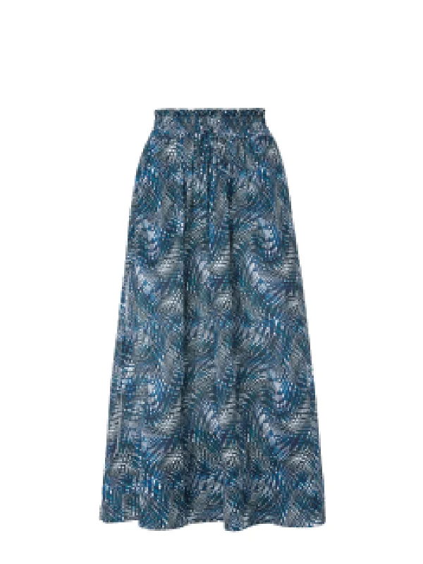 Rachel Skirt Abstract Wave