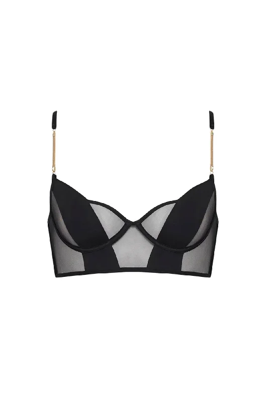 RAINE WIRED LONTIME BRA BLACK