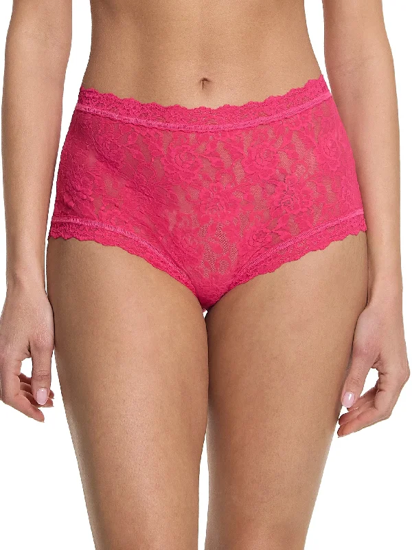 Signature Lace High Rise Boyshort Sweet Tart Pink