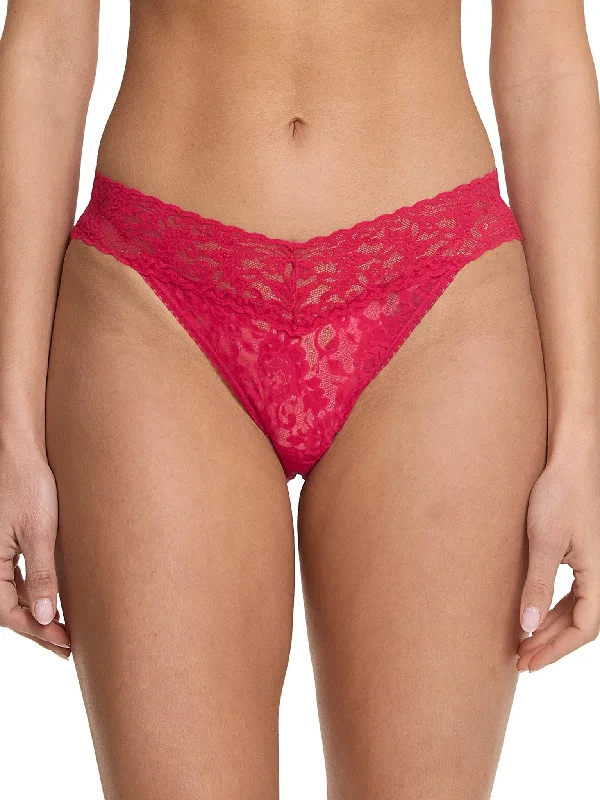 Signature Lace V-Kini Beet Juice Red