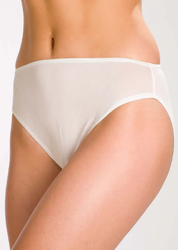 Silk Jersey High Leg Brief