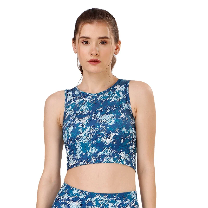 Sleeveless Activewear Crop Top-AT-6