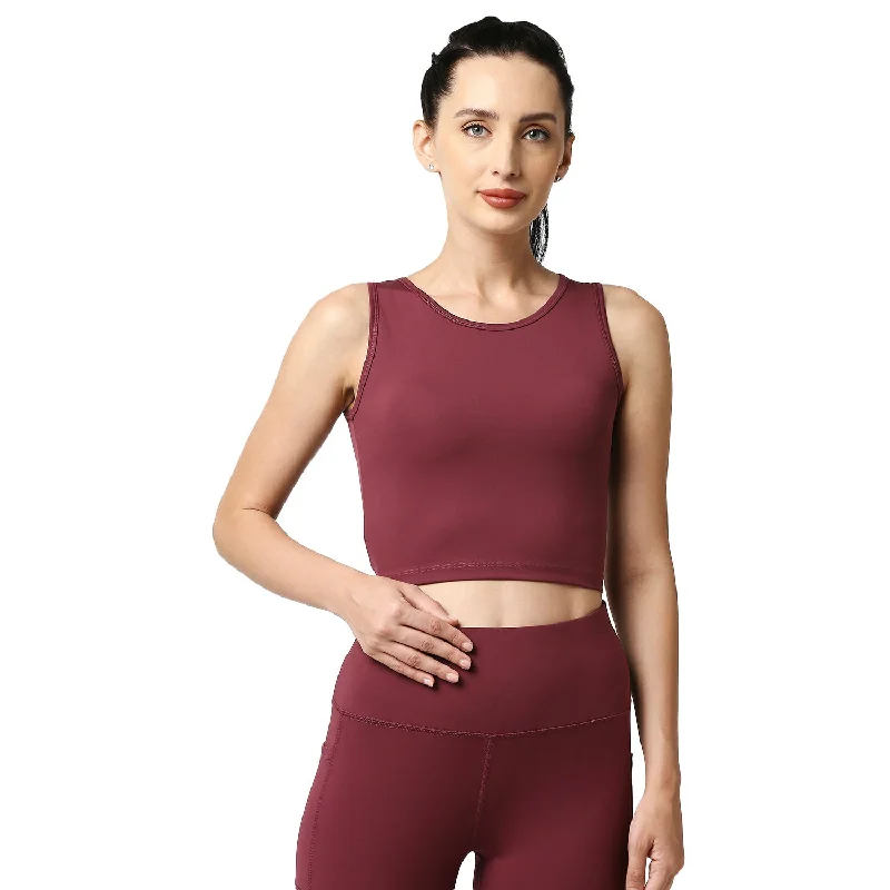 Sleeveless Sports Crop Top AT-5