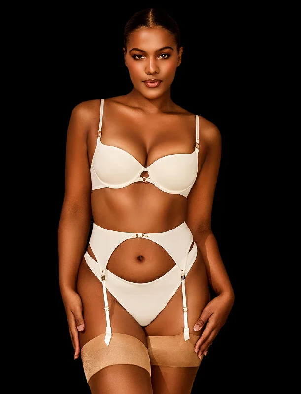 Everyday Smooths Ivory Garter Belt