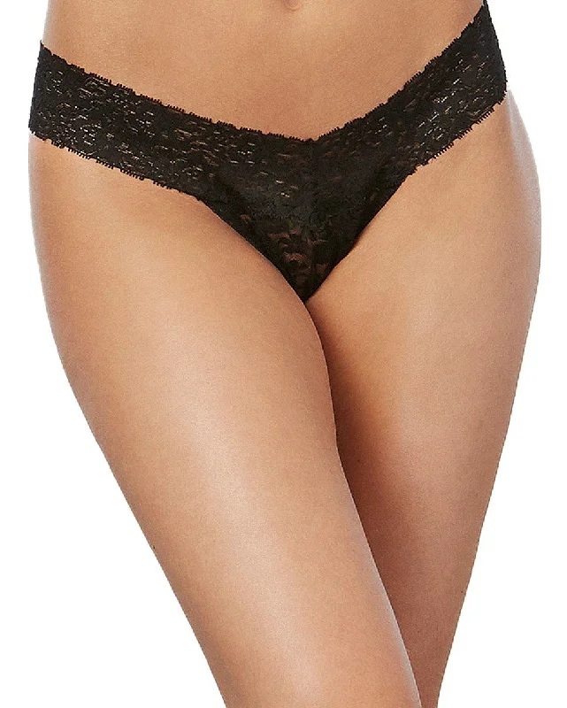 Dreamgirl Stretch Lace Low-Rise Thong