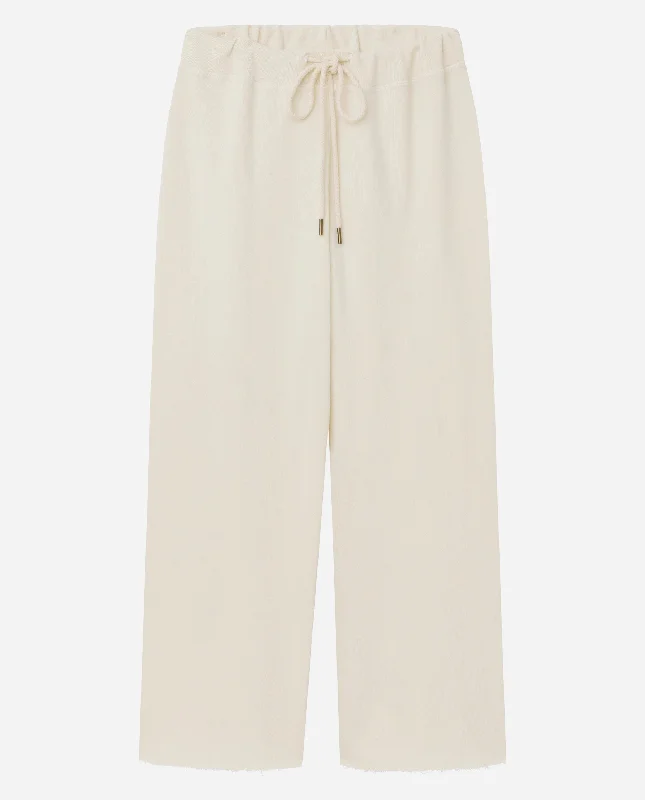 THE WIDE LEG CROPPED SWEATPANT