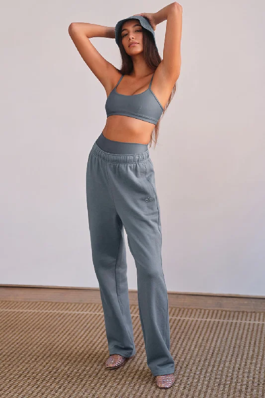 Accolade Straight Leg Sweatpant - Steel Grey