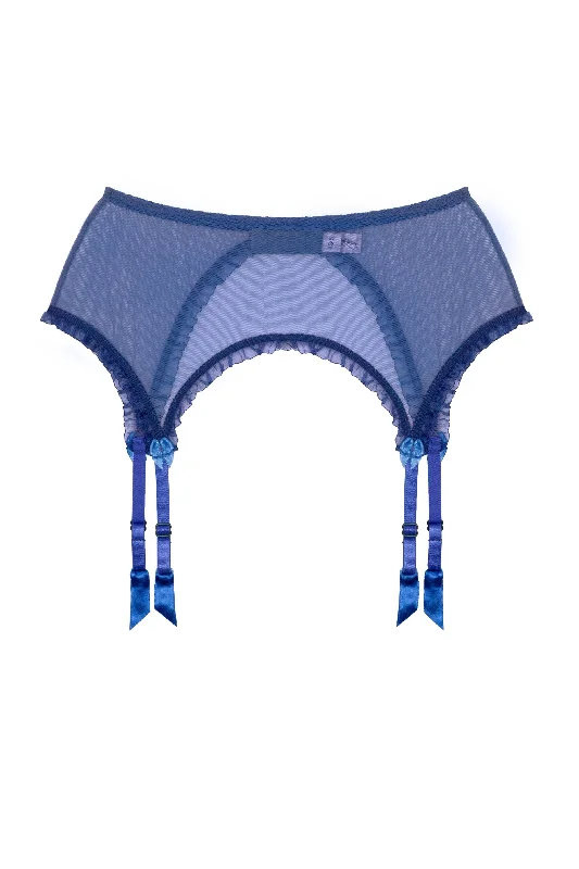 Valerie Blue S garter belt