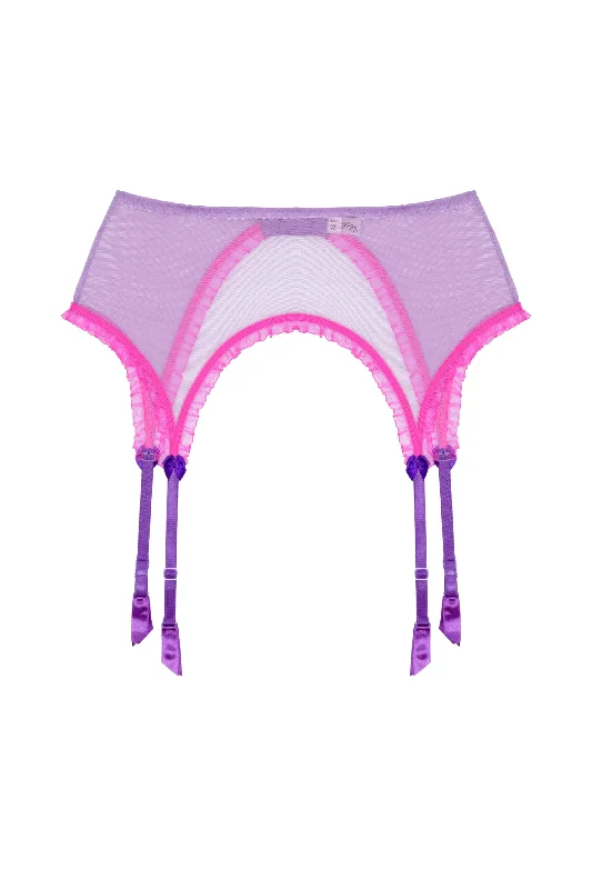 Valerie S Lavender garter belt