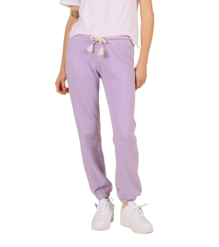 Vintage Havana/Ocean Drive Burnout Fleece Jogger OD1499 Surf Lavender