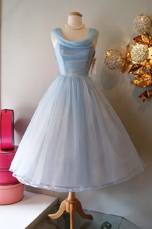 Vintage Homecoming Dress 1950s Prom Dress Homecoming Dress Vintage Blue Homecoming Dress Vintage Prom Dress gh800