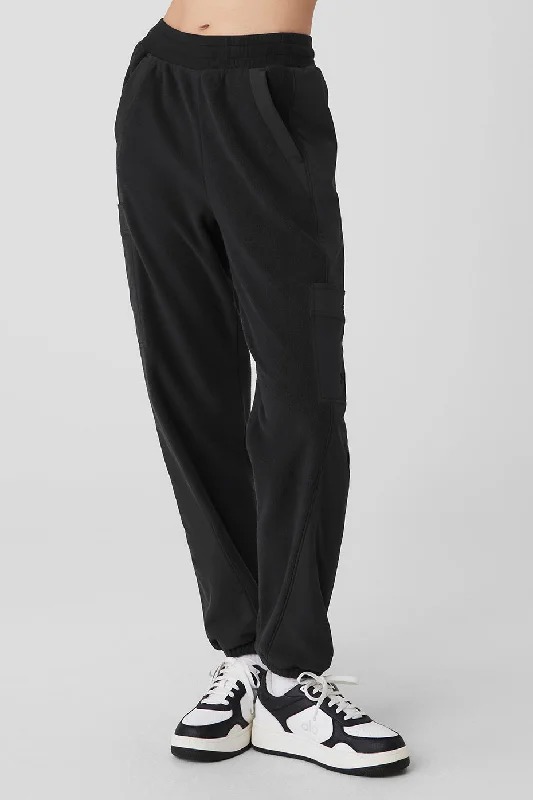 Polar Fleece Wintry Mix Pant - Black