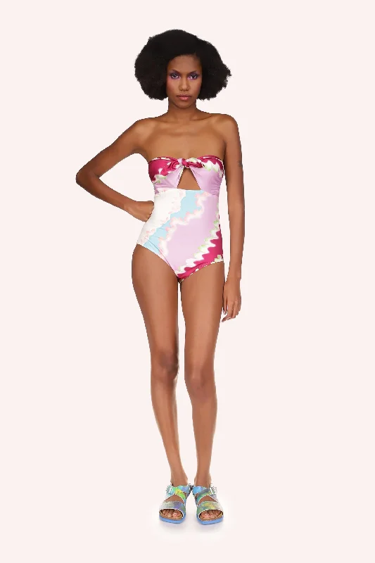 Wavy Clouds Bathing Suit