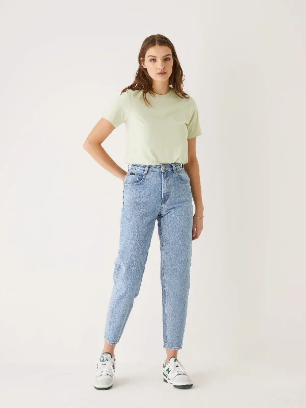 The Linda High Rise Balloon Fit Jean in Blue