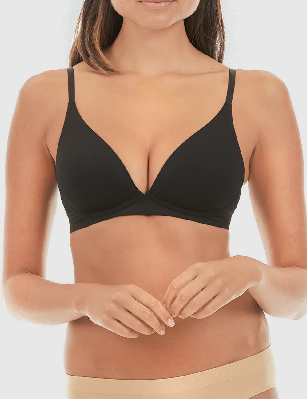 Bondi Bare Contour Wirefree Bra - Black