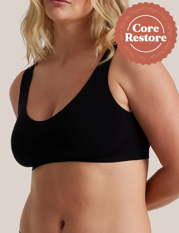 Core Restore Shaper Crop- Black