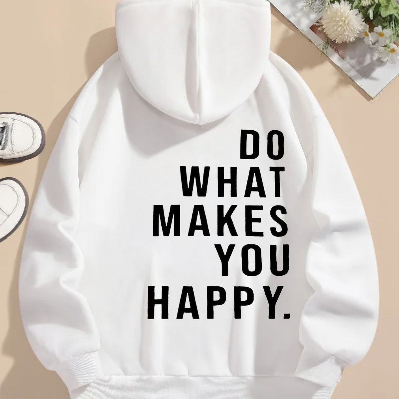 Do what makes you happy oversized hoodie