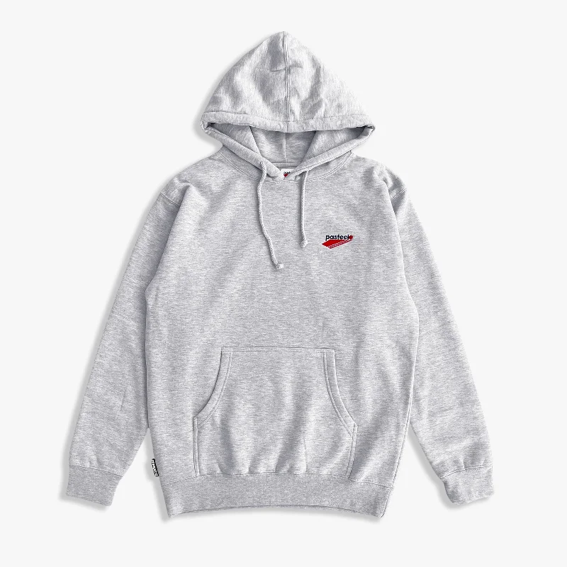 EMBROIDERED O.G. HOODIE - HEATHER GREY