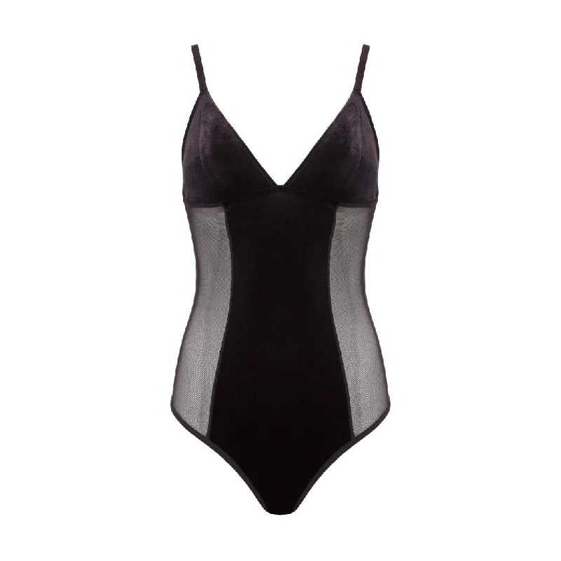 Velvet Unpadded Shapewear Bodysuit