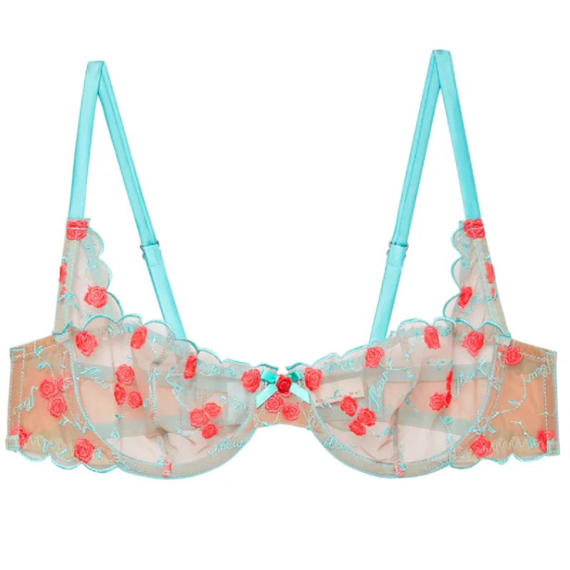 Fleur du Mal Roses and Vines Demi Bra