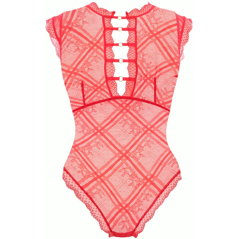 Fatale Bodysuit Chilli Red - Freya Lingerie