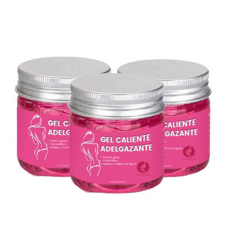 Gel Caliente Adelgazante combo 3